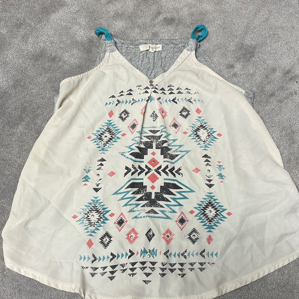 Rewind Tribal Tank Top Size Small